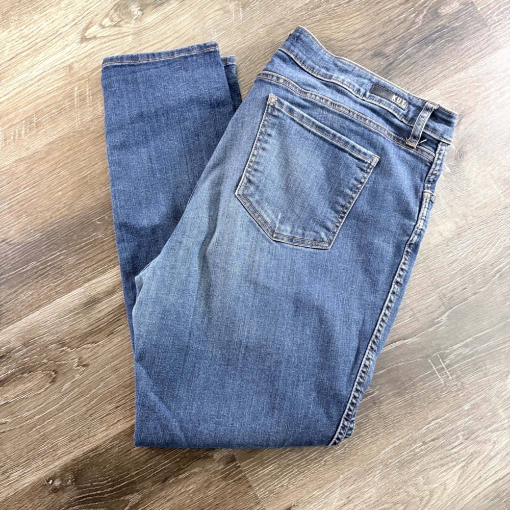 KUT from the‎ Kloth Womens Skinny Jeans Medium Wash Blue Denim Pants Size 18